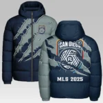 Fan Flow Hooded Cotton Jacket, Stadium Cold-Day Essential HVN1289SD