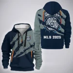 Match Energy Hoodie Half Zip 3D, Active Supporter Half-Zip Hoodie HVN1289SD