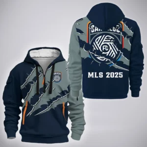 Match Energy Hoodie Half Zip 3D, Active Supporter Half-Zip Hoodie HVN1289SD