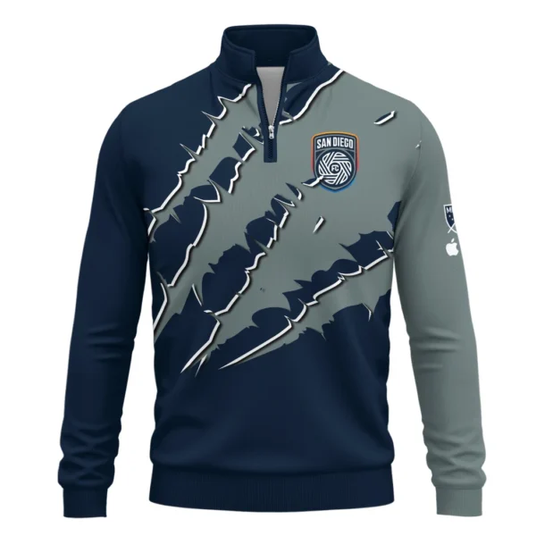 Spirit Beat Quarter-Zip Sweatshirt, Bold Fan Quarter-Zip Sweatshirt HVN1289SD - Image 2