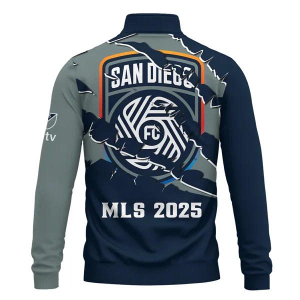 Spirit Beat Quarter-Zip Sweatshirt, Bold Fan Quarter-Zip Sweatshirt HVN1289SD - Image 3