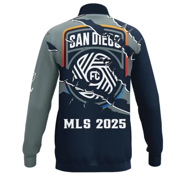 Fan Flow Stand Collar Jacket, Game Day Comfort & Pride Jacket HVN1289SD - Image 3