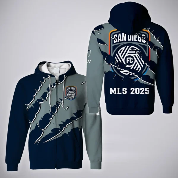 Game Beat Zipper Hoodie, Sporty Fan Full-Zip Hoodie HVN1289SD