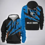 Kick Rhythm Hoodie Half Zip 3D, True Fan Hoodie HVN1289SJ