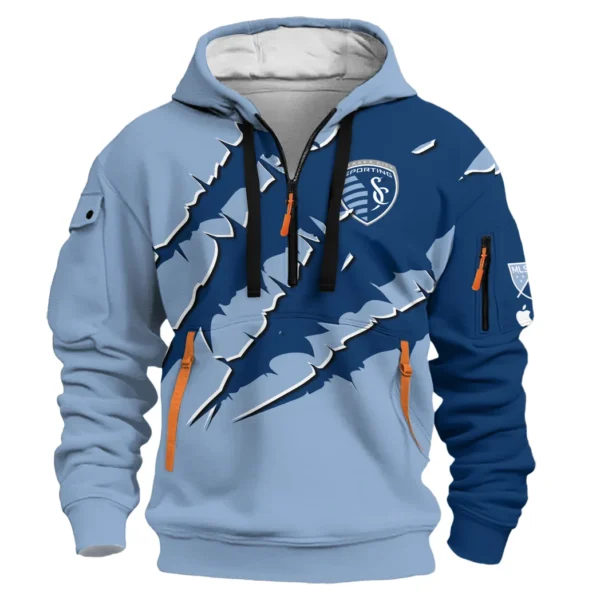 Spirit Rising Hoodie Half Zip 3D, Active Spirit Hoodie HVN1289SK - Image 2