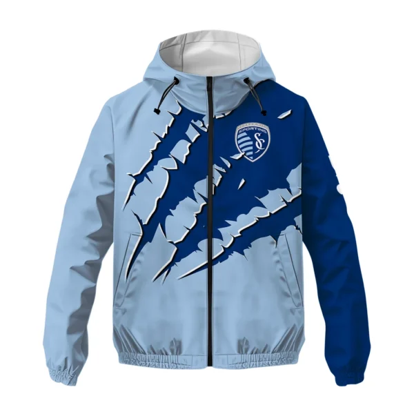 Fan Energy Windbreaker Jacket, Weather-Proof Fan Gear HVN1289SK - Image 2