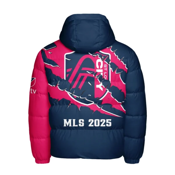 Legacy of Support Hooded Cotton Jacket, Team Pride Winter Jacket HVN1289SL - Image 3