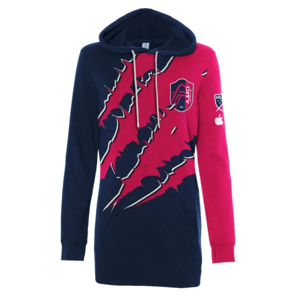 Endless Fan Fire Hoodie Dress, Classic Women's Hoodie Dress HVN1289SL - Image 2