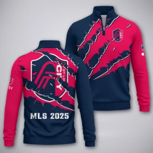 Loyal Spirit Eternal Quarter-Zip Sweatshirt, Modern Sport Fan Sweatshirt HVN1289SL