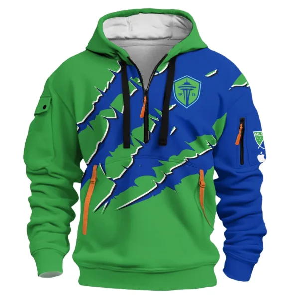 Match Energy Hoodie Half Zip 3D, Bold Energy Hoodie HVN1289SS - Image 2