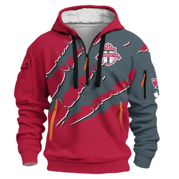 Goal Rising Hoodie Half Zip 3D, Supporter Spirit Hoodie HVN1289TF - Image 2