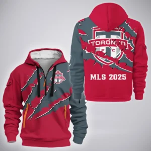 Goal Rising Hoodie Half Zip 3D, Supporter Spirit Hoodie HVN1289TF