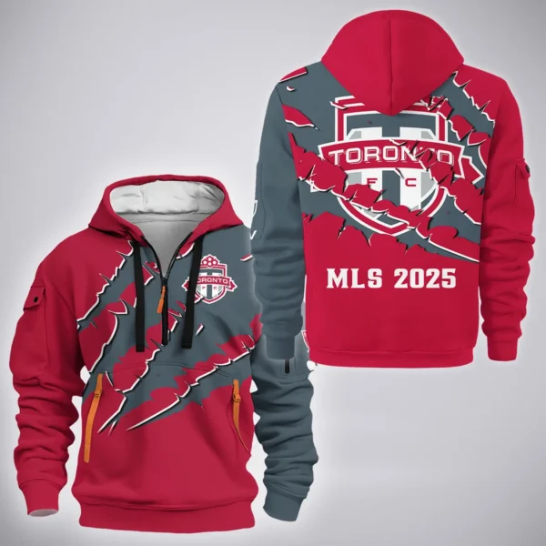 Goal Rising Hoodie Half Zip 3D, Supporter Spirit Hoodie HVN1289TF