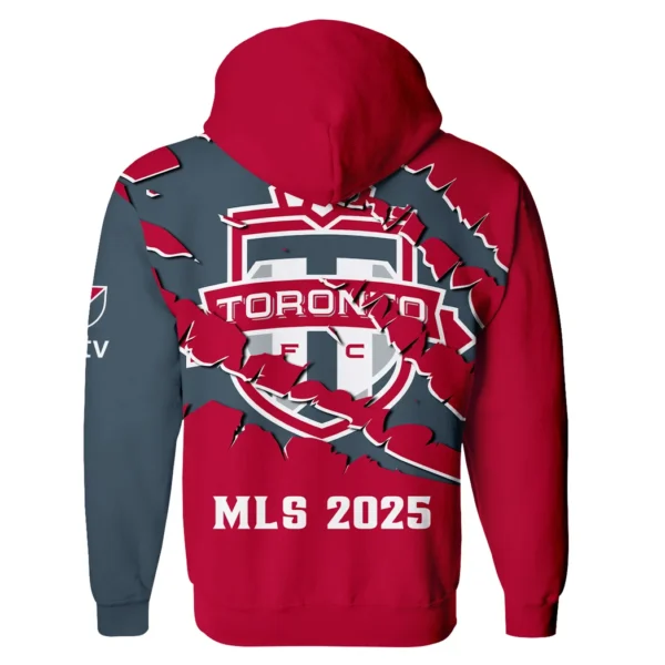 Rising Pulse Zipper Hoodie, Game Day Full-Zip Hoodie HVN1289TF - Image 3