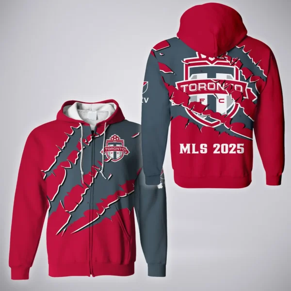 Rising Pulse Zipper Hoodie, Game Day Full-Zip Hoodie HVN1289TF