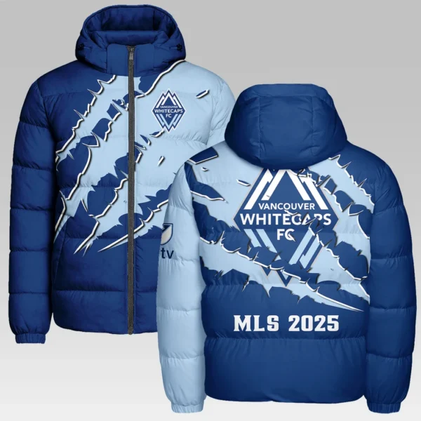 Game Spirit Hooded Cotton Jacket, Travel-Ready Sport Puffer HVN1289VW