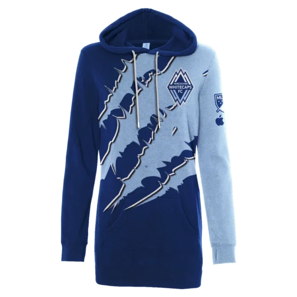 Game Spirit Hoodie Dress, Limited Edition Hoodie Dress HVN1289VW - Image 2