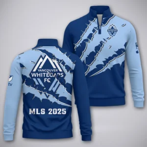 Game Spirit Quarter-Zip Sweatshirt, Modern Sport Fan Sweatshirt HVN1289VW