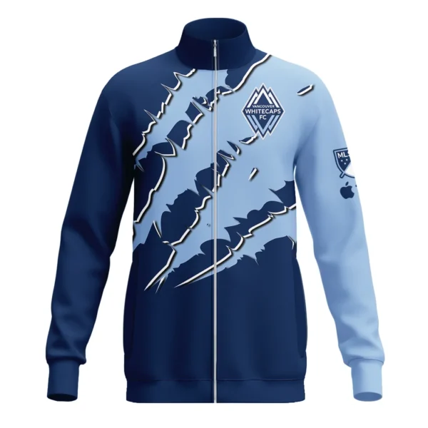 Goal Energy Stand Collar Jacket, Road-Ready Style Jacket for Fans HVN1289VW - Image 2