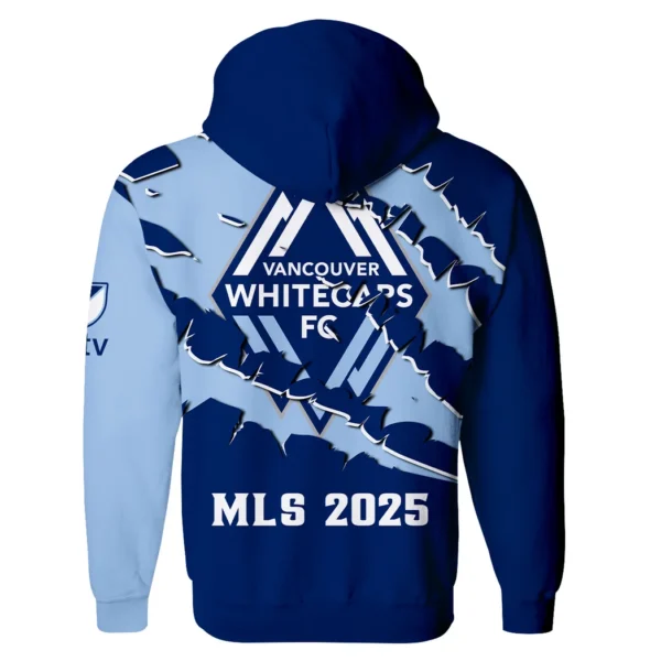 Match Beat Zipper Hoodie, Athletic Fan Full-Zip Hoodie HVN1289VW - Image 3