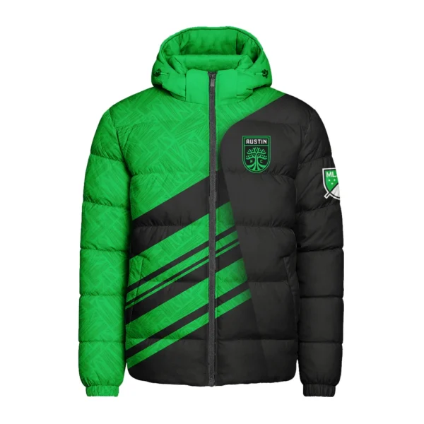 Spirit Pulse Hooded Cotton Jacket, Sport Lifestyle Fan Jacket HVN1290AF - Image 2
