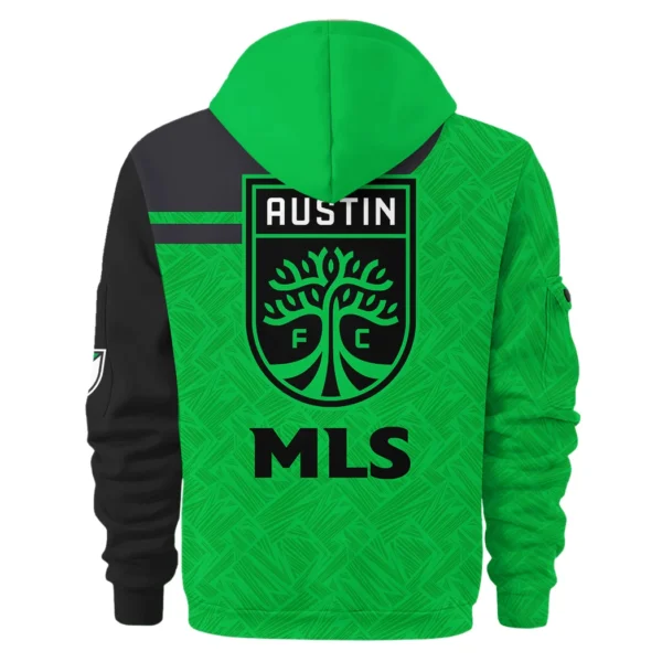 Unity Fans Hoodie Half Zip 3D, Supporter Style Half-Zip Hoodie HVN1290AF - Image 3