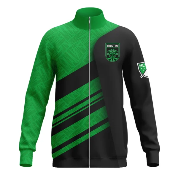 Support Beat Stand Collar Jacket, Sleek Jacket for True Fans HVN1290AF - Image 2
