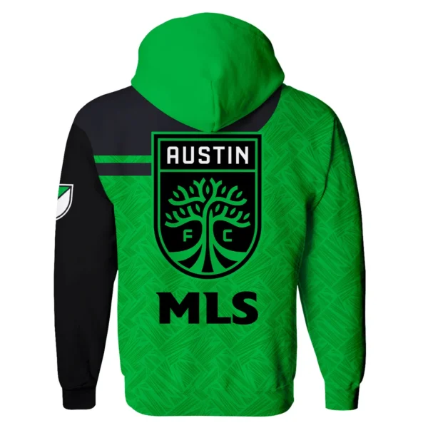 Fan Spirit Zipper Hoodie, Casual Sport Full-Zip Hoodie HVN1290AF - Image 3