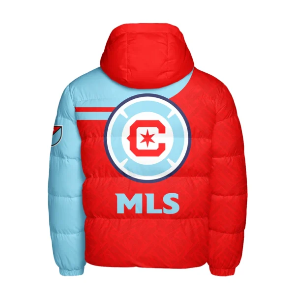 Fan Beat Hooded Cotton Jacket, Everyday Comfort Sport Puffer HVN1290CF - Image 3