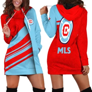 Fan Culture Hoodie Dress, Heritage Fan Hoodie Dress HVN1290CF