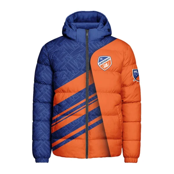 Unity Fans Hooded Cotton Jacket, Casual Everyday Fan Puffer HVN1290CF - Image 2