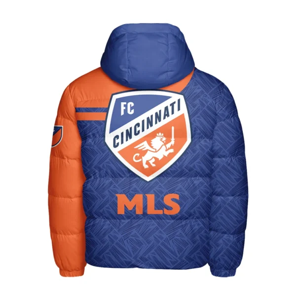 Unity Fans Hooded Cotton Jacket, Casual Everyday Fan Puffer HVN1290CF - Image 3