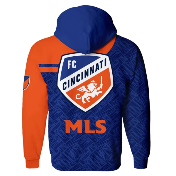 Fan Spirit Zipper Hoodie, Supporter Style Full-Zip Hoodie HVN1290CF - Image 3