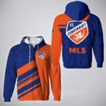 Fan Spirit Zipper Hoodie, Supporter Style Full-Zip Hoodie HVN1290CF