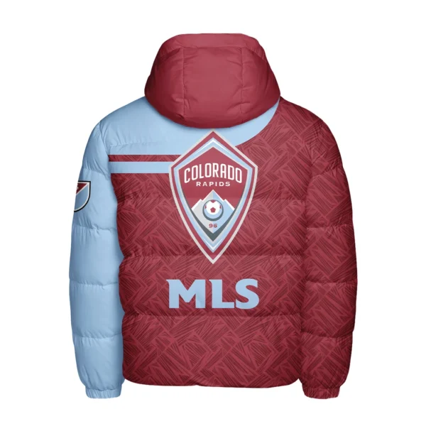 Match Vibe Hooded Cotton Jacket, Streetwear Style Fan Jacket HVN1290CR - Image 3