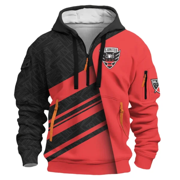 Game Pulse Hoodie Half Zip 3D, Athletic Fan Half-Zip Hoodie HVN1290DC - Image 2