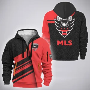 Game Pulse Hoodie Half Zip 3D, Athletic Fan Half-Zip Hoodie HVN1290DC