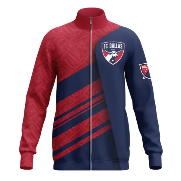 Fan Beat Stand Collar Jacket, Bold Game Day Spirit Jacket HVN1290FC - Image 2