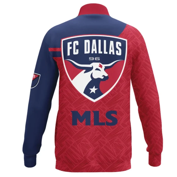 Fan Beat Stand Collar Jacket, Bold Game Day Spirit Jacket HVN1290FC - Image 3