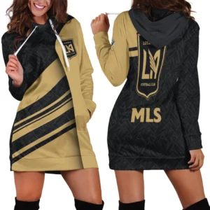 Kick Pulse Hoodie Dress, Graphic Fan Hoodie Dress HVN1290LA