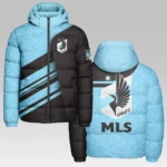 Unity Fans Hooded Cotton Jacket, Classic Cozy Supporter Jacket HVN1290MU