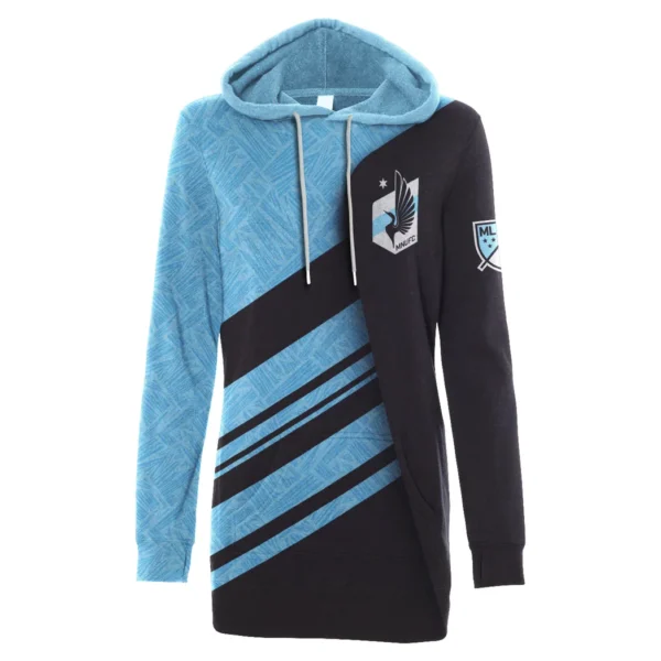 Goal Rising Hoodie Dress, True Fan Hoodie Dress HVN1290MU - Image 2