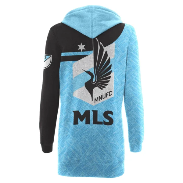 Goal Rising Hoodie Dress, True Fan Hoodie Dress HVN1290MU - Image 3