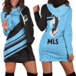 Goal Rising Hoodie Dress, True Fan Hoodie Dress HVN1290MU
