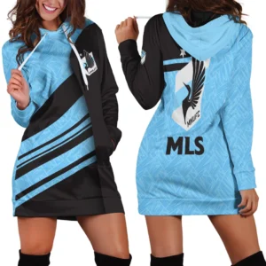 Goal Rising Hoodie Dress, True Fan Hoodie Dress HVN1290MU