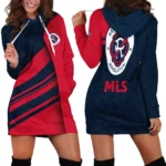 Kick Rhythm Hoodie Dress, Pullover Hoodie Dress Women HVN1290NE