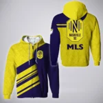 Spirit Pulse Zipper Hoodie, Fan Pride Full-Zip Hoodie HVN1290NS