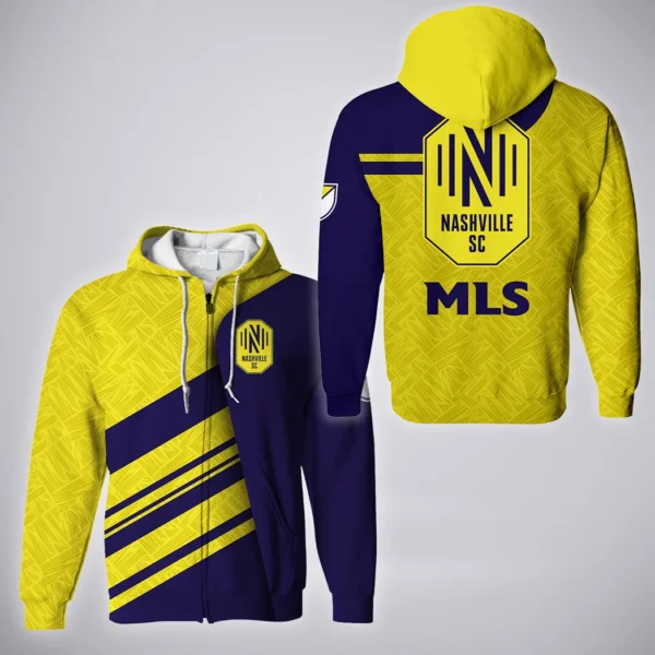 Spirit Pulse Zipper Hoodie, Fan Pride Full-Zip Hoodie HVN1290NS