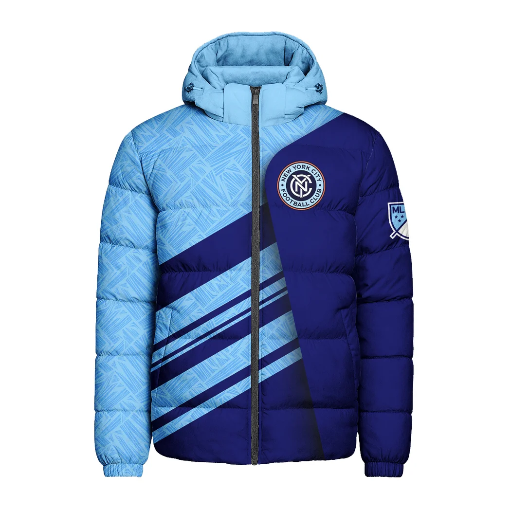 Spirit Beat Hooded Cotton Jacket, Athletic Fit Fan Jacket HVN1290NY - Image 2