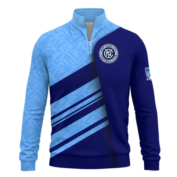 Fan Spirit Quarter-Zip Sweatshirt, Football Fan Quarter-Zip Fit HVN1290NY - Image 2